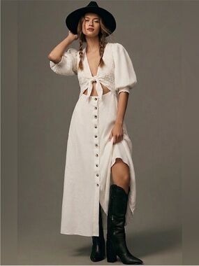 💫 FREE PEOPLE💫 String of hearts Maxi Dress ❤️